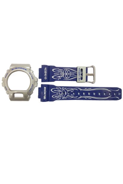 Casio G-Shock กรอบและสาย รุ่น DW-6900MRC-8 (สีเทา/น้ำเงิน)